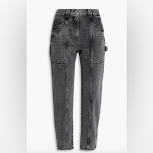 IRO Challain mid-rise tapered jeans, size FR 36, US 4